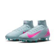 Nike Mercurial Superfly 10 Pro Firm-Ground High-Top Soccer Cleats: Ocean Cube/Pink Blast