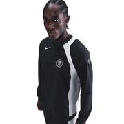 Chelsea FC Third Men's Nike Total 90 Soccer Crew-Neck Top: Black/Field Silver