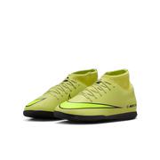 Nike Jr. Mercurial Superfly 10 Club Little/Big Kids' IC High-Top Soccer Shoes: Limelight/Volt/Hyper Crimson