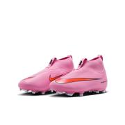 Nike Jr. Mercurial Superfly 10 Academy Little/Big Kids' Multi-Ground High-Top Soccer Cleats: Magic Flamingo/Black/Total Crimson