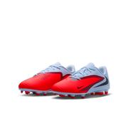 Nike Jr. Phantom 6 Low Club Big Kids' Multi-Ground Soccer Cleats: Royal Tint/Bright Crimson/Black