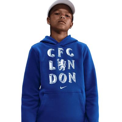 Chelsea FC Club Big Kids' (Boys') Nike Soccer Pullover Hoodie