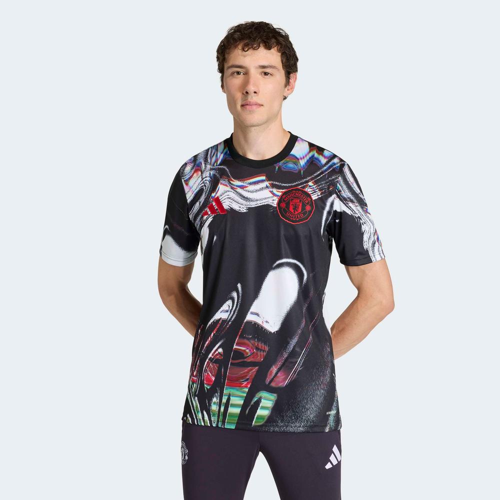 adidas Manchester United 25/26 Pre Match Jersey | SoccerPlusUSA