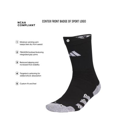 adidas 5-Star Team Traxion 2.0 Crew Sock
