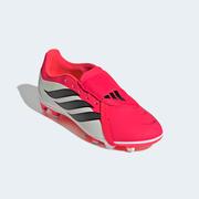 adidas Predator Club Fold-over Tongue FG Youth: Lucid Red/Black/White