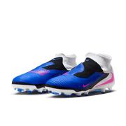 Nike Phantom 6 High Pro FG Soccer Cleats: Racer Blue/Pink Blast