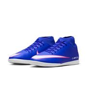 Nike Mercurial Superfly 10 Club Indoor/Court High-Top Soccer Shoes: Racer Blue/White
