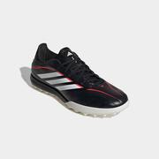 adidas Copa Pure IV League Turf Soccer Shoes: Black/White/Lucid Red