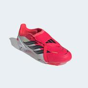 adidas Predator Elite Fold-Over Tongue Firm Ground Soccer Cleats Youth: Lucid Red/Black/White