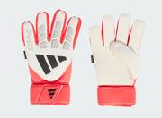 adidas Predator Goalkeeper Glove Match Fingersave: White/Lucid Red/Black