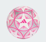 adidas UEFA Women's Champions League 2026 Club Soccer Ball: Silver/Pink/White