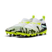 Puma Future 9 Match FG Youth Soccer Cleats: Yellow/Mint Jelly