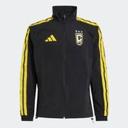 adidas Columbus Crew Anthem Jacket: Black/Yellow