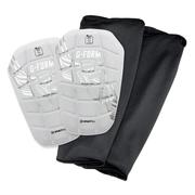 G-FORM Pro-S Blade NOCSAE Soccer Shin Guard: White/Platinum