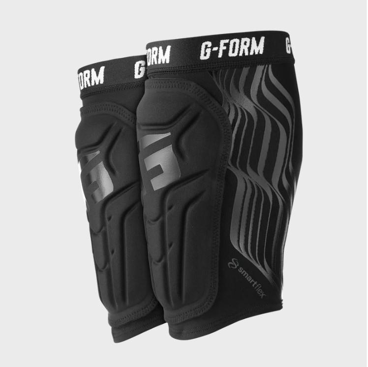 G-FORM V2 Soccer Shin Guard (NOCSAE) Black/Gloss Black