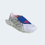 adidas Predator Pro Fold-Over Tongue FG Soccer Cleats: White/Met/Royal