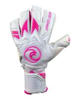 West Coast Phantom Lotus Goalkeeper Glove: White/Pink