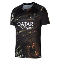 Nike Paris Saint-Germain 2026 Stadium Night Edition Men's Jordan Dri-FIT Soccer Replica Jersey: Black/White/Black