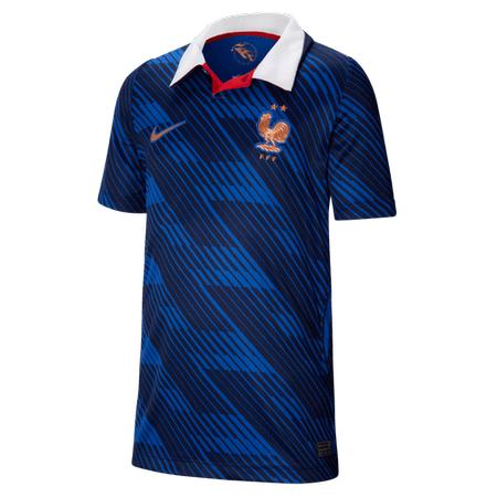 Nike France National Team 2026 Stadium Home Big Kids' Nike Dri-FIT Soccer Jersey