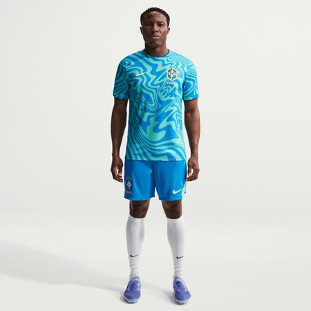 Brazil Academy Pro Men's Nike Dri-FIT Soccer Pre-Match Short-Sleeve Top