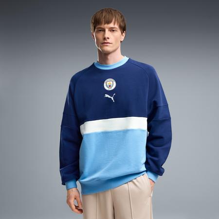 Puma Manchester City Relaxed Crew Sweatshirt