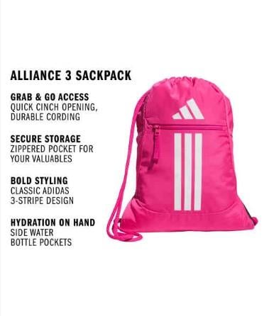 adidas Alliance 3 Sackpack