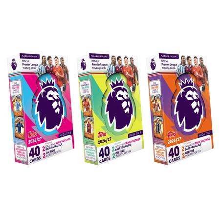 2026-27 Topps Premier League Flagship Cards Mega Tin