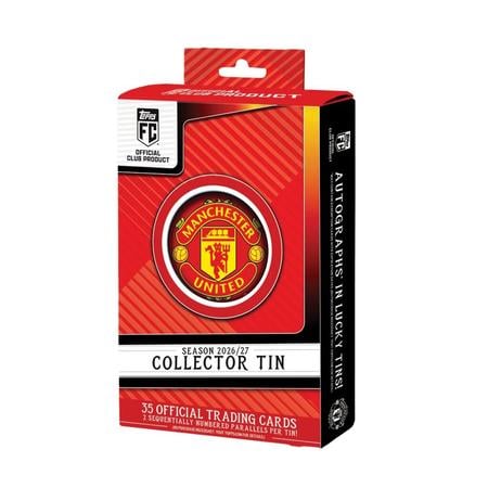 2026-27 Topps Manchester United Collectors Tin Set (35 cards + 2 Parallels)
