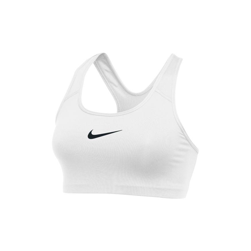 all white nike sports bra