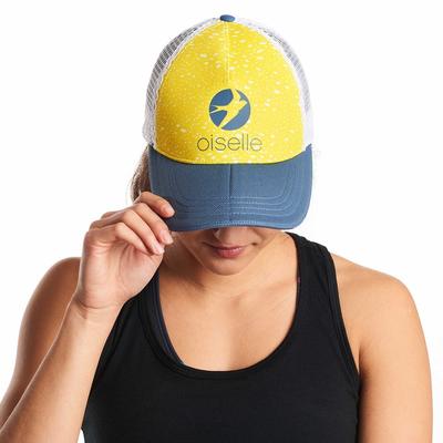 Women's Oiselle Runner Trucker Hat BRIGHT