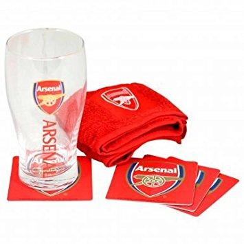 thumbnail image 2 of Liverpool FC Official Mini Bar Set – Pint Glass, Beer Mats, Towel, LFC Memorabilia 2 of 5