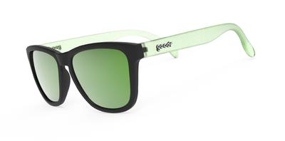 Goodr OG Running Sunglasses BLACK/GREEN/GREEN