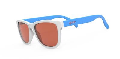 Goodr OG Running Sunglasses WHITE/BLUE/ORANGE