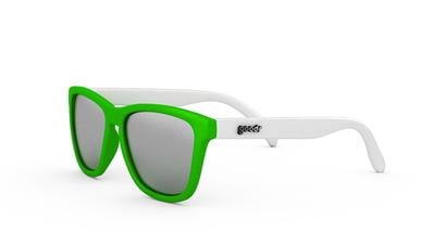 Goodr OG Running Sunglasses WHITE/GREEN