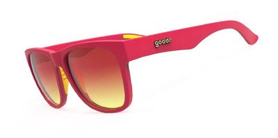 Goodr BFG Running Sunglasses RED/RED/YELLOW