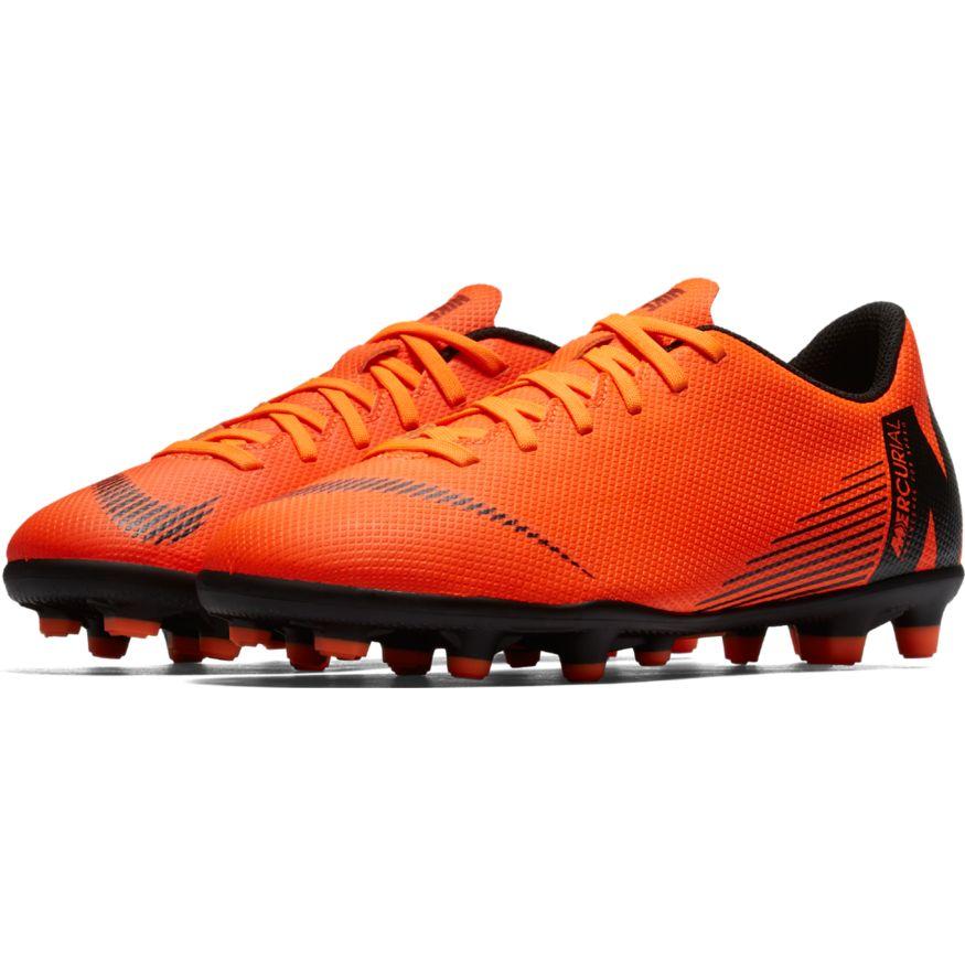 orange youth football cleats