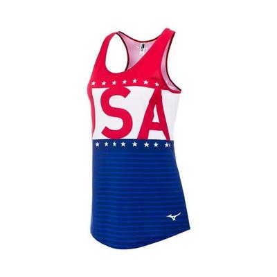 Women's Mizuno Patriotic Tank PATRIOT_BLUE