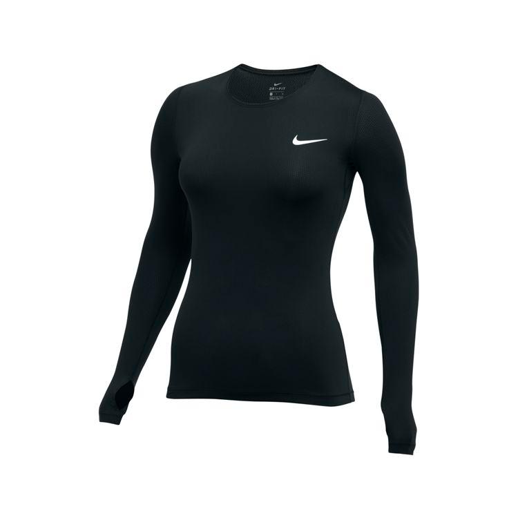 nike pro dri fit long sleeve women's