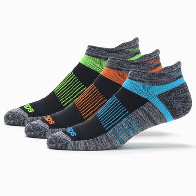 Saucony Inferno No Show Tab 3-pack Socks BRIGHT_FUTURE_ASSORT