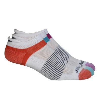 Saucony Inferno No Show Tab 3-pack Socks WHITE_ASSORTED