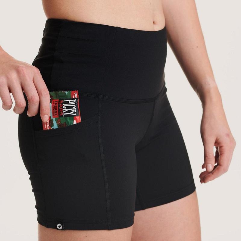 zip pocket jogger shorts