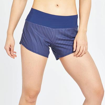 Women's Oiselle Roga Shorts GROUNDED_PIN_STRIPE