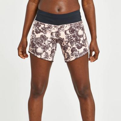 Women's Oiselle Long Roga Shorts ROSE_BOTANICAL