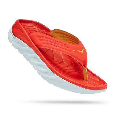 Men's Hoka One One Ora Recovery Flip 2 FIESTA/AMBER_YELLOW
