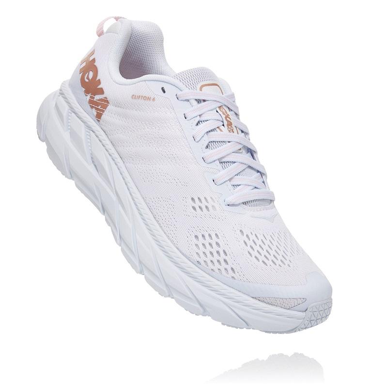 hoka clifton white womens