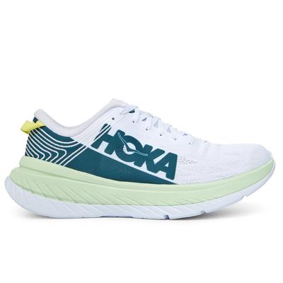 Men's Hoka One One Carbon X GREEN_ASH/WHITE