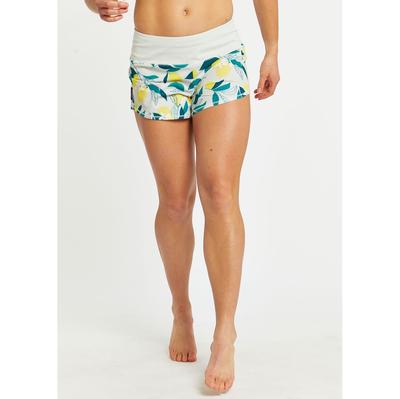 Women's Oiselle Special Edition Roga Shorts LEMON_TREE_PRINT