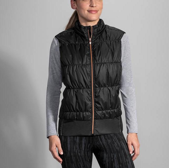 brooks vest womens grey