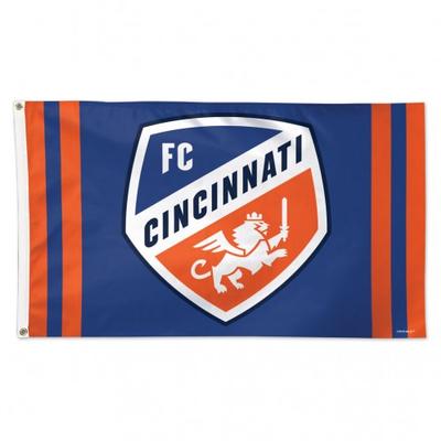  Fc Cincinnati Crest Flag Deluxe 3 ' X 5 '