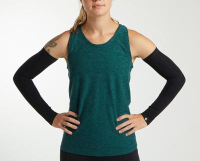 Women's Oiselle Lux Armwarmers BLACK/BLACK